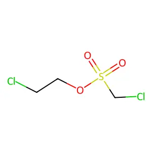 2-Chloroethyl chloromethanesulfonate structure