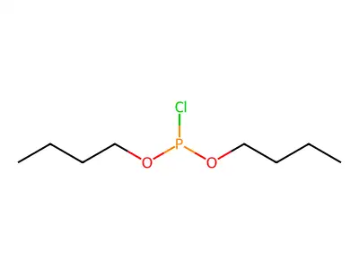 Phosphorochloridous acid, dibutyl ester structure