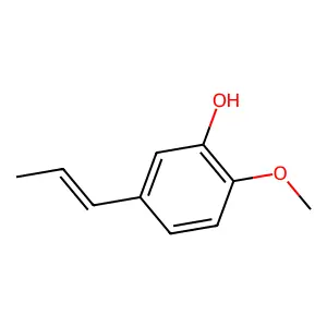 (Z)-2-Methoxy-5-(prop-1-en-1-yl)phenol structure