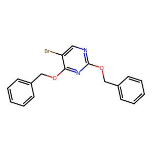 2,4-Bis(benzyloxy)-5-bromopyrimidine structure