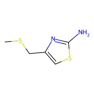 4-(Methylsulfanylmethyl)-1,3-thiazol-2-amine structure