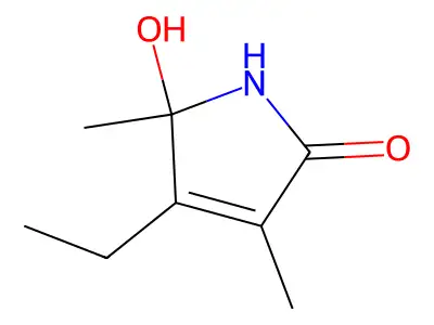 5-Hydroxykryptopyrrolin-2-one structure