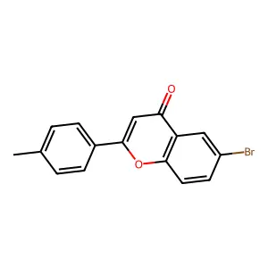6-Bromo-4'-methylflavone structure