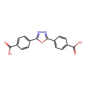 4,4'-(1,3,4-Oxadiazole-2,5-diyl)dibenzoic acid structure