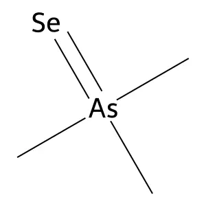 Arsine selenide, trimethyl- structure