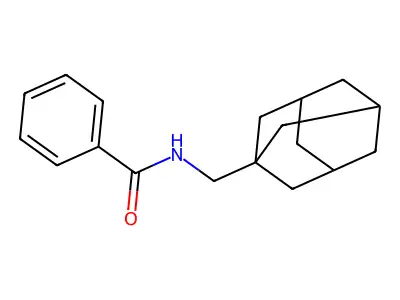 N-[(adamantan-1-yl)methyl]benzamide structure