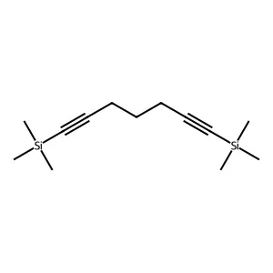 Silane, 1,6-heptadiyne-1,7-diylbis[trimethyl- structure