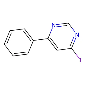 4-Iodo-6-phenylpyrimidine structure