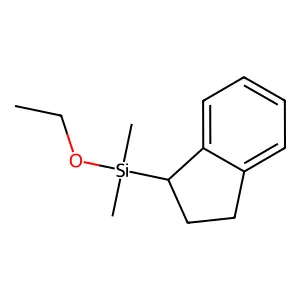 Silane, (2,3-dihydro-1H-inden-1-yl)ethoxydimethyl- structure