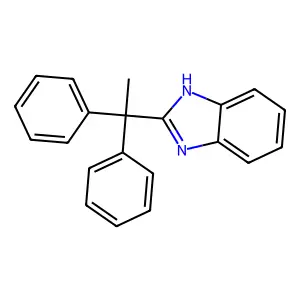 2-(1,1-Diphenylethyl)-1H-benzimidazole structure