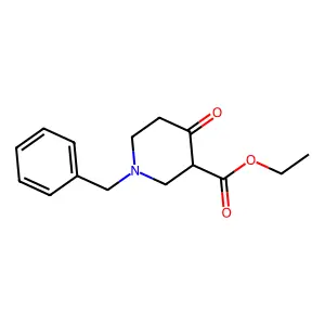 Ethyl 1-benzyl-4-oxopiperidine-3-carboxylate structure
