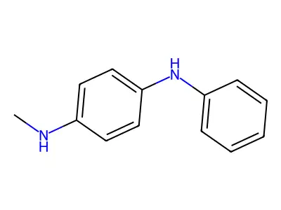 1,4-Benzenediamine, N-methyl-N'-phenyl- structure