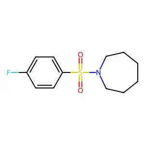 1-(4-Fluorophenyl)sulfonylazepane structure