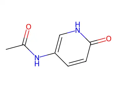 N-(6-Hydroxypyridin-3-yl)acetamide structure