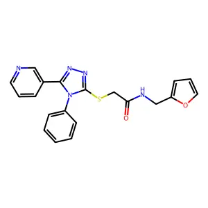 C20H17N5O2S structure