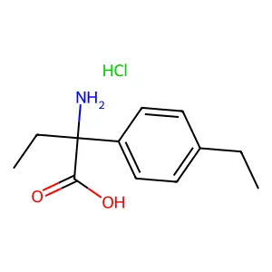 2-amino-2-(4-ethylphenyl)butanoic Acid structure