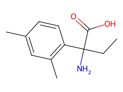 2-amino-2-(2,4-dimethylphenyl)butanoic Acid structure