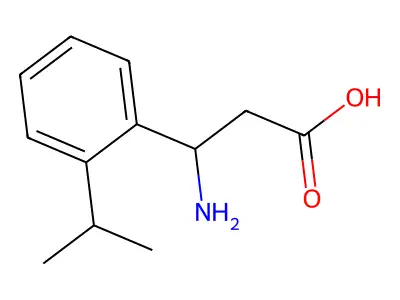 3-Amino-3-[2-(propan-2-yl)phenyl]propanoic acid structure