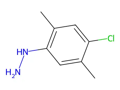 (4-Chloro-2,5-dimethylphenyl)hydrazine structure