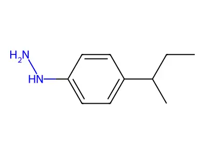 [4-(Butan-2-yl)phenyl]hydrazine structure