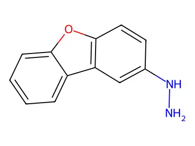 Dibenzofuran-2-ylhydrazine structure