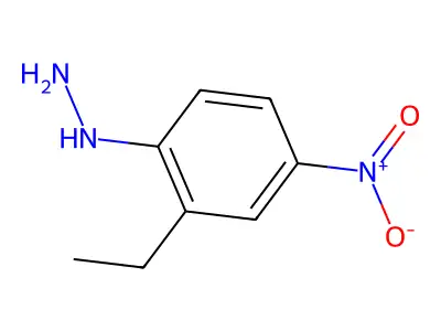 (2-Ethyl-4-nitrophenyl)hydrazine structure
