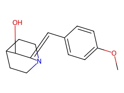 2-[(4-Methoxyphenyl)methylidene]-1-azabicyclo[2.2.2]octan-3-ol structure
