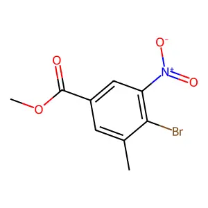 Methyl 4-bromo-3-methyl-5-nitrobenzoate structure