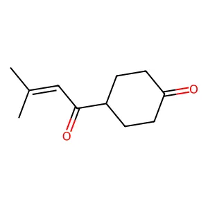 Cyclohexanone, 4-(3-methyl-1-oxo-2-butenyl)-(9CI) structure