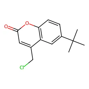 6-tert-butyl-4-(chloromethyl)-2H-chromen-2-one structure