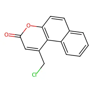 1-(chloromethyl)-3H-benzo[f]chromen-3-one structure