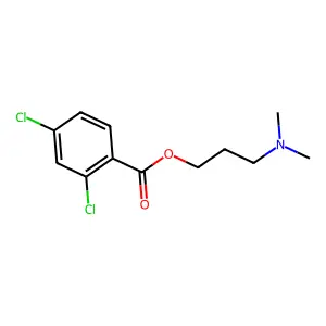 3-(Dimethylamino)propyl 2,4-dichlorobenzoate structure