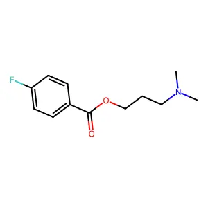 3-(Dimethylamino)propyl 4-fluorobenzoate structure