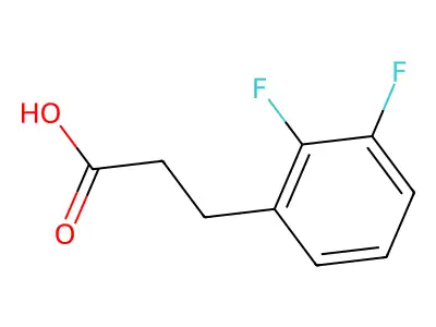 3-(2,3-difluorophenyl)propanoic Acid structure
