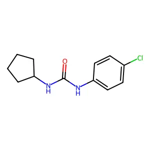 1-(4-Chloro-phenyl)-3-cyclopentyl-urea structure