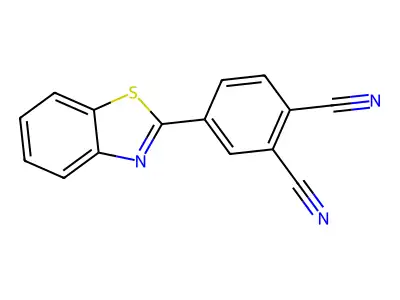4-(1,3-Benzothiazol-2-yl)benzene-1,2-dicarbonitrile structure