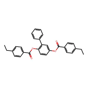 4-(4-Ethylphenylcarbonyloxy)-3-phenylphenyl 4-ethylbenzoate structure