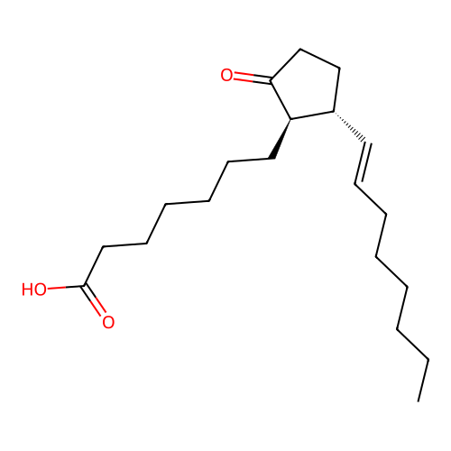 11,15-Bisdeoxyprostaglandin E1 structure