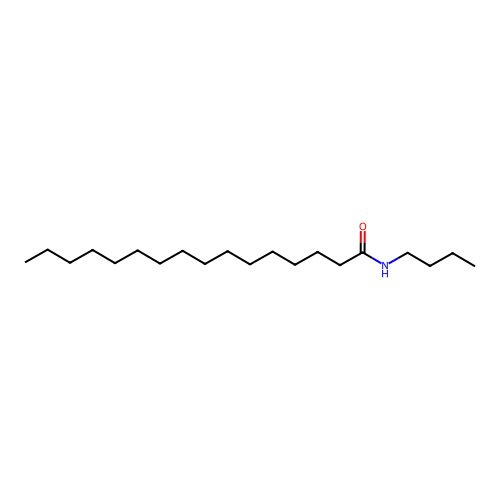 N-butylhexadecanamide structure