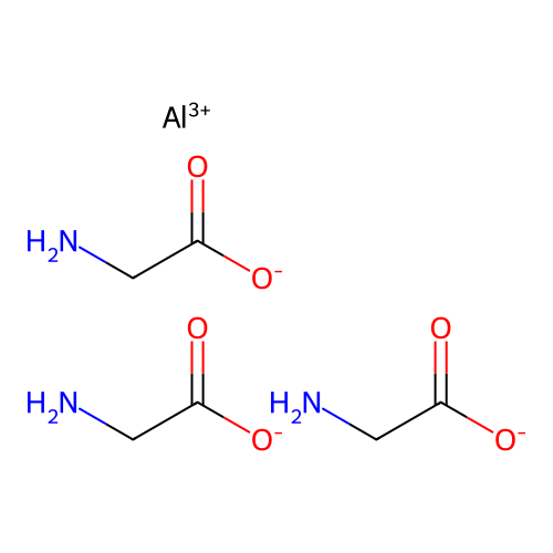 Aluminium triglycinate structure