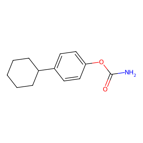 4-Cyclohexyl-phenol carbamate structure
