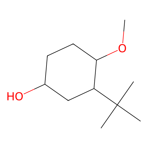 3-t-Butyl-4-methoxy-cyclohexanol structure