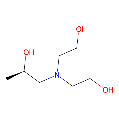 (R)-2,2'-((2-Hydroxypropyl)azanediyl)diethanol structure