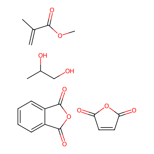 (C8-H4-O3.C5-H8-O2.C4-H2-O3.C3-H8-O2)x- structure