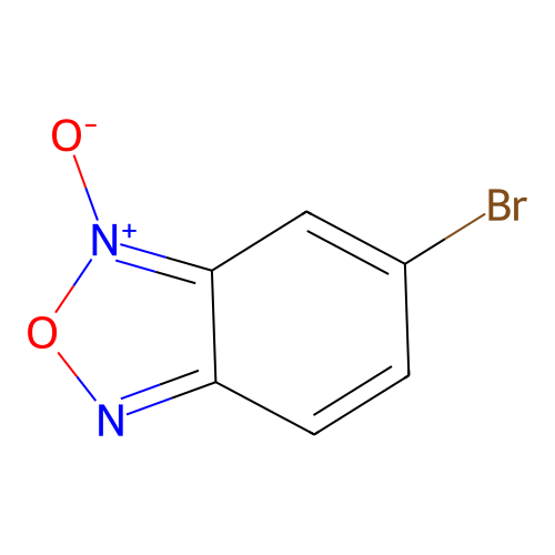 6-Bromobenzo[c][1,2,5]oxadiazole 1-oxide structure