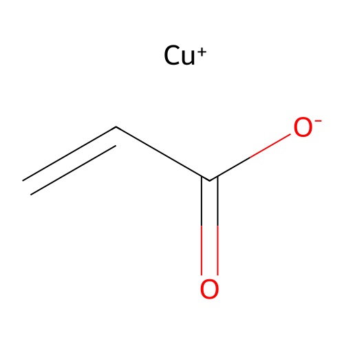 Copper(1+) acrylate structure