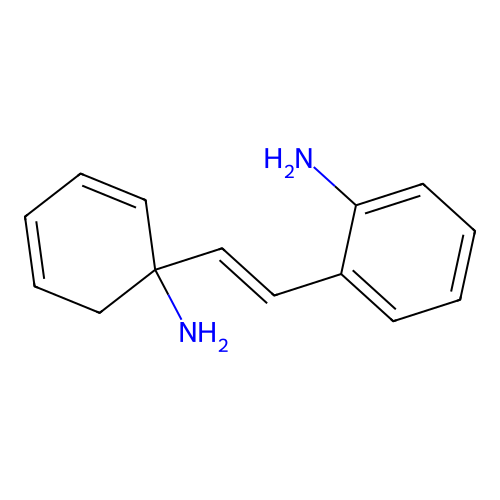 Benzenamide, ar,ar'-1,2-ethenediylbis- structure