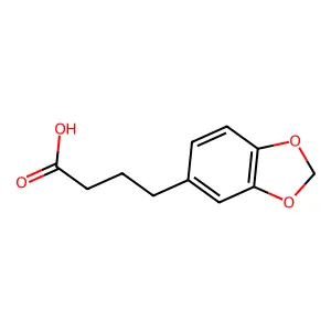 4-(1,3-Benzodioxol-5-yl)butanoic acid structure