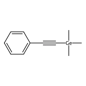 Acetylene, 1-phenyl-2-trimethylgermyl- structure