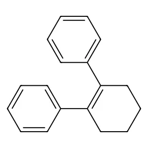 (2-Phenyl-1-cyclohexen-1-yl)benzene structure
